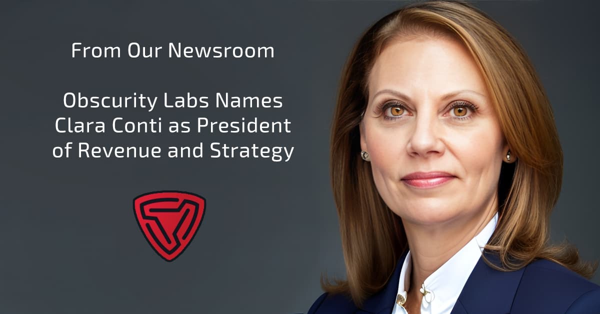 Obscurity Labs Names Clara Conti as President of Revenue and Strategy